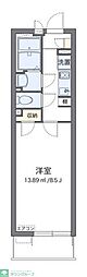 クレイノコンフォール 1Kの間取図画像