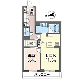 アルコバレーノ 2LDKの間取図画像