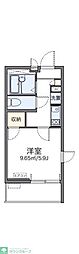レオネクスト呉松1 1Kの間取図画像