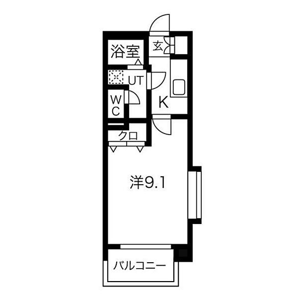 リビングステージ広瀬川 ｜宮城県仙台市青葉区川内大工町(賃貸マンション1K・6階・27.06㎡)の写真 その2