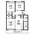 仙台中山団地2号棟2階5.2万円