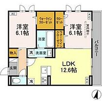 AbundantI  ｜ 宮城県仙台市太白区富沢西4丁目（賃貸アパート2LDK・2階・60.31㎡） その2