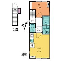 Ａｓｕｉｔ八軒小路  ｜ 宮城県仙台市若林区八軒小路（賃貸アパート1LDK・2階・33.55㎡） その2