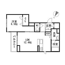 コンフォーザ立町 202 ｜ 宮城県仙台市青葉区立町（賃貸マンション1LDK・2階・47.30㎡） その2