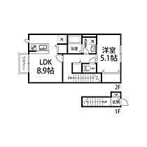 ファミユ二軒茶屋  ｜ 宮城県仙台市若林区二軒茶屋（賃貸アパート1LDK・2階・43.06㎡） その2