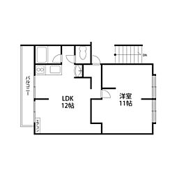 第七ショーケービル 1LDKの間取図画像