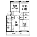 仙台中山団地1号棟5階4.4万円