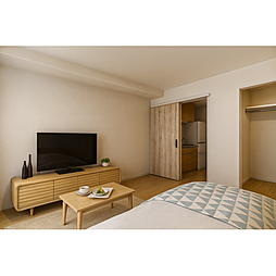 ペアレシア長町 302 3階1Kのリビング/ダイニング