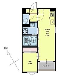 レガリストソフィア2 1LDKの間取図画像