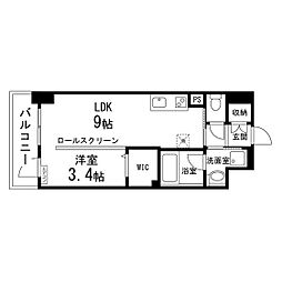 ルキシア大町西公園 1LDKの間取図画像