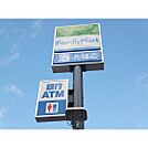 コンビニ「ファミリーマート宮町四丁目店まで550ｍ」