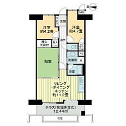 ライオンズマンション山手町 3LDKの間取図画像