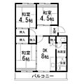 仙台中山団地1号棟5階4.4万円