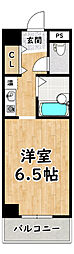 日建CCビル ワンルームの間取図画像