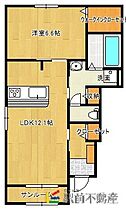 エールデヴュI 102 ｜ 佐賀県杵島郡白石町大字廿治1338-4（賃貸アパート1LDK・1階・52.38㎡） その2