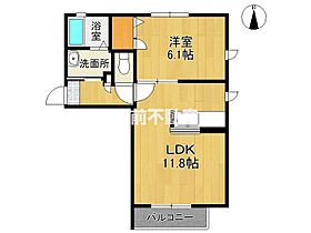 クラニッヒ 201 ｜ 佐賀県佐賀市若宮1丁目5-14（賃貸アパート1LDK・2階・40.91㎡） その2