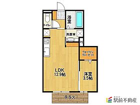 パーチェC棟 103 ｜ 佐賀県佐賀市本庄町大字鹿子518（賃貸アパート1LDK・1階・40.18㎡） その2