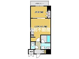 クレアティオMGH 1LDKの間取図画像