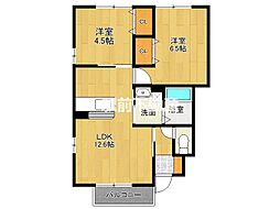 シャルムドミールB 1階