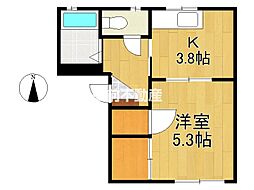 カーサ中の館C 1階/102