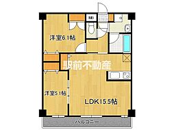S-FORT佐賀天神 2LDKの間取図画像
