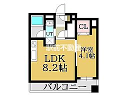 ビュークレスト佐賀駅前 8階/805