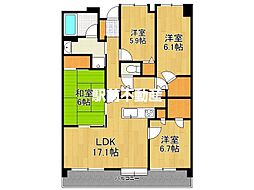 エバーライフ佐賀城内 7階/703