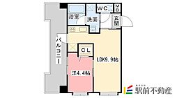 サムティ佐賀駅南本町 1LDKの間取図画像