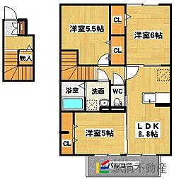 ボナール Ｃ棟 2階/206