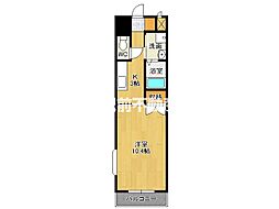 ピュアライブ2 1Kの間取図画像