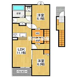 レジデンス サクラI 2階/203