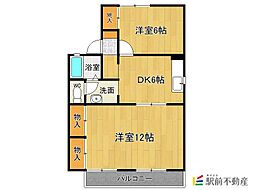 ファミール中の館C 2階