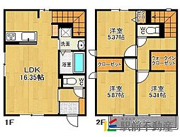 LaviebelleA 3LDKの間取図画像