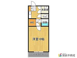 サテラ佐賀駅前 1Kの間取図画像