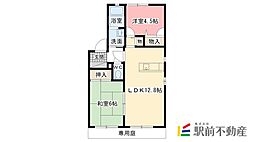 アイリスA 2LDKの間取図画像