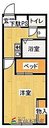 レオパレス新川 1Kの間取図画像