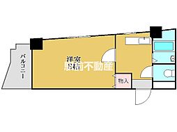 マンションタツタ 1Kの間取図画像