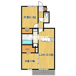 ロイヤルタウン長瀬町B 1階/103