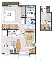 間取図画像 1LDK