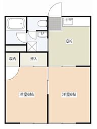 越路ハイツ 2階