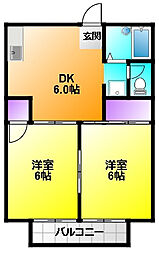 高林ハイツ 2階