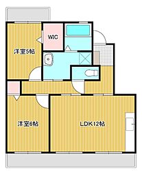 belleforetA 2SLDKの間取図画像