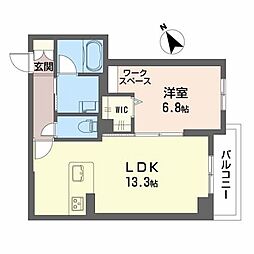 間取図画像 1LDK
