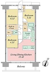 間取図画像 3LDK