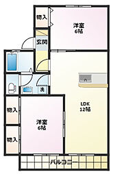 セジュール高井B 2階/B203