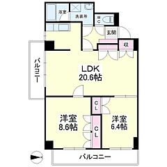 物件の間取り