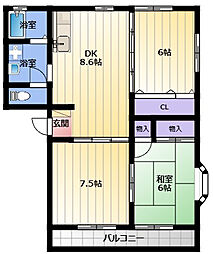 ドリームCity B 2階/204