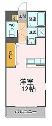 S・AMK 1Kの間取図画像