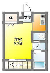 さくらハイツ新津 1階/102