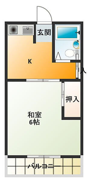 しんらいA 203｜静岡県浜松市中央区上島３丁目(賃貸アパート1K・2階・23.42㎡)の写真 その2